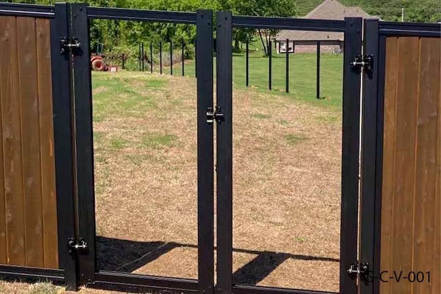 Metal gate frame kit components