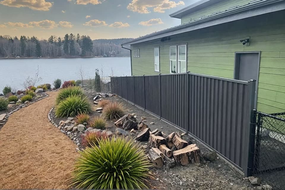 Perimtec Cedar Fence Installation